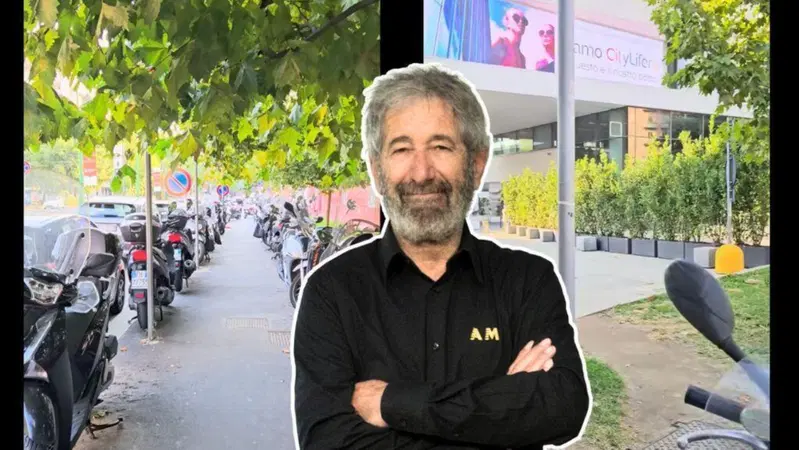 Milano, CityLife senza parcheggi: gli scooter invadono i marciapiedi. Il video di Nico