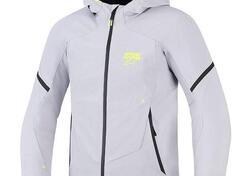 Giacca Moto Alpinestars Aeroshell WP Grigio Chiaro