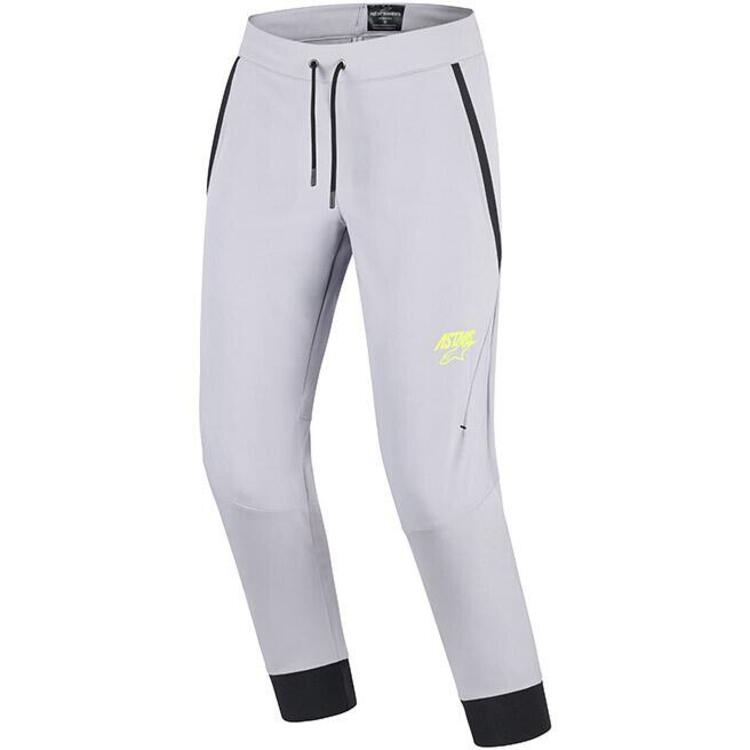Pantaloni Moto Alpinestars Aeroshell Grigio Chiaro