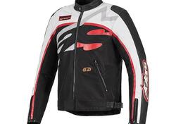 Giacca Moto Alpinestars Axton Bianco Rosso