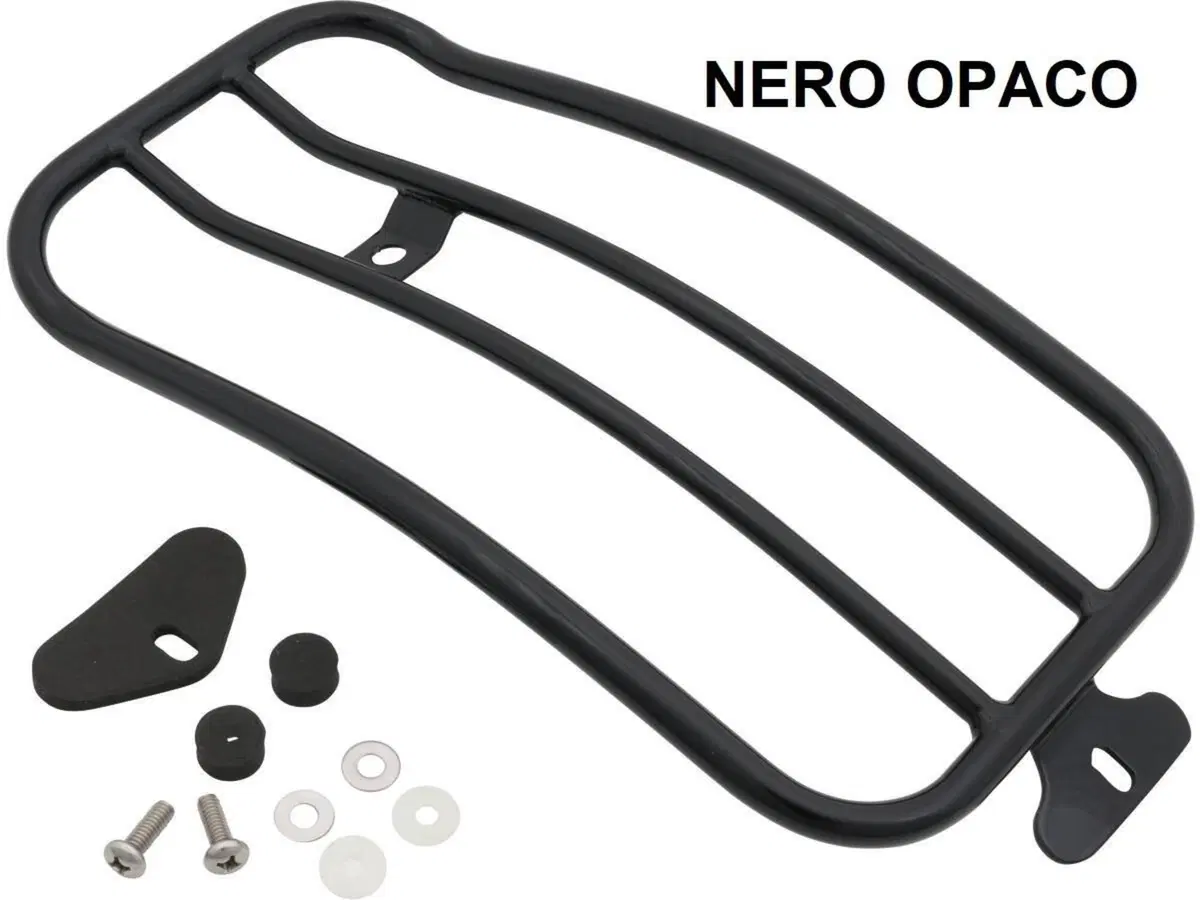 Portapacchi nero opaco per monoposto per Dyna dal 