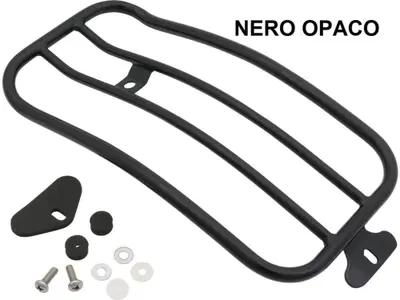 Portapacchi nero opaco per monoposto per Dyna dal 
