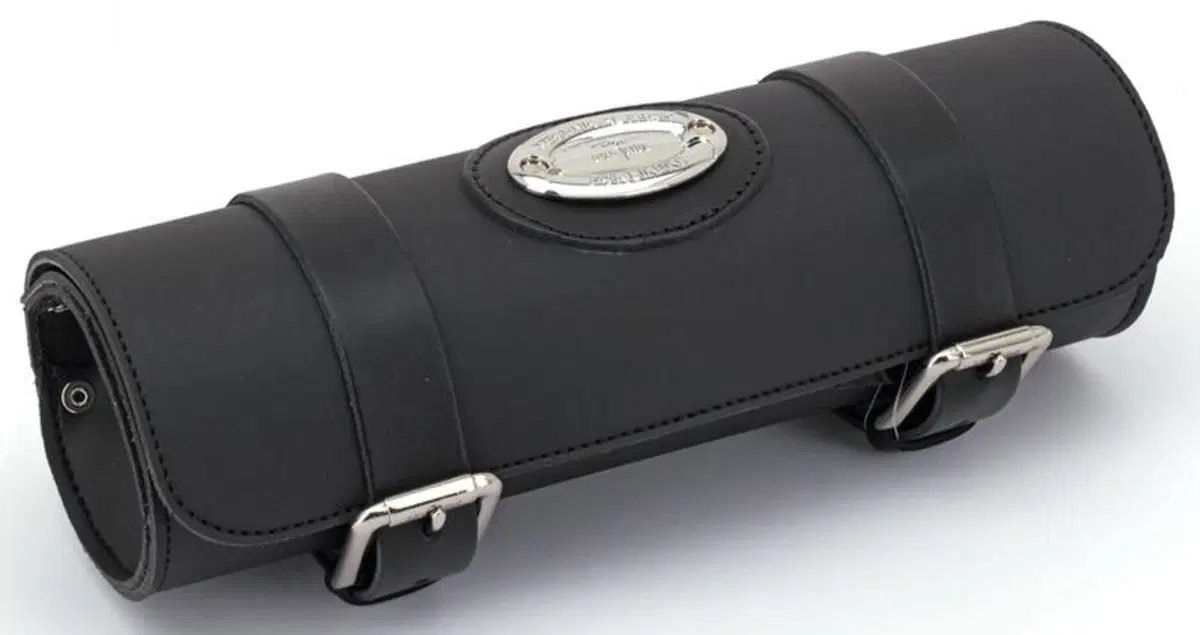 Borsa Porta atrezzi in pelle nera Longride 