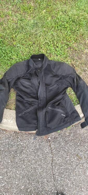 Giacca traforata nera tg L Tucano Urbano (3)