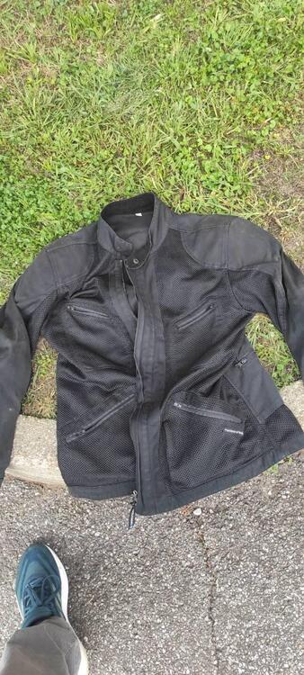Giacca traforata nera tg L Tucano Urbano (4)