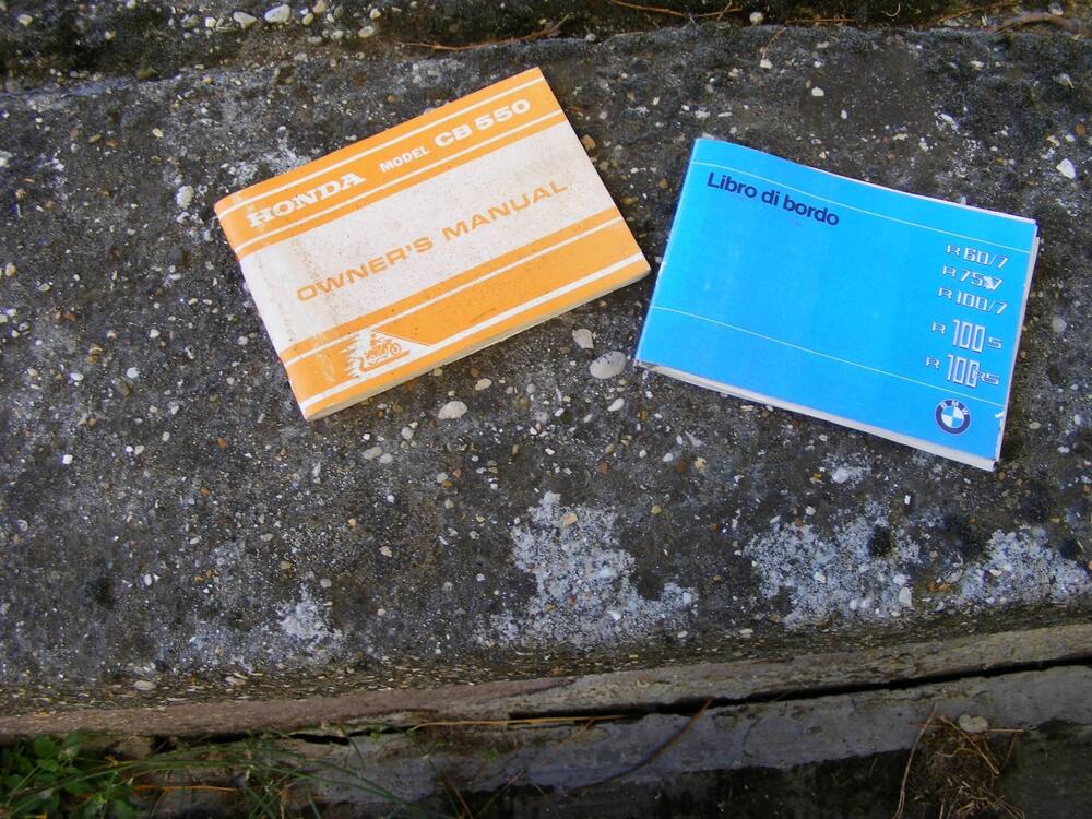 libretti uso manutenzione honda cb 55o four 1973 e BMW (3)