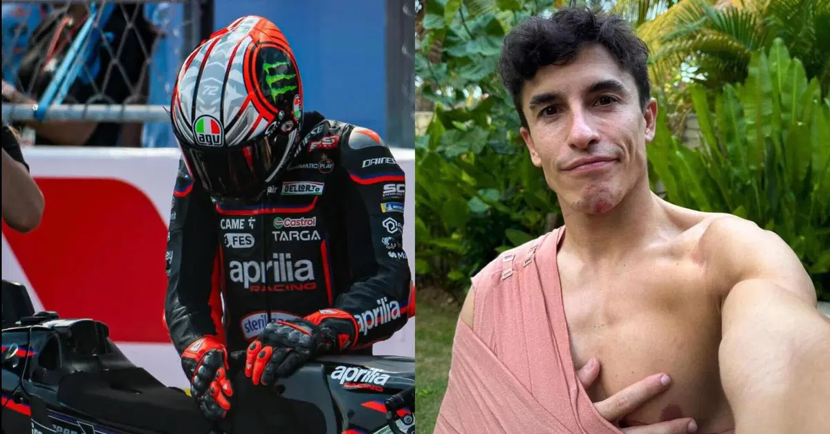 MotoGP 2025. GP dell'Indonesia. Marco Bezzecchi si &egrave; scusato due volte con Marc Marquez per l'incidente. Il 93: "Per favore, nessun rancore verso di lui"
