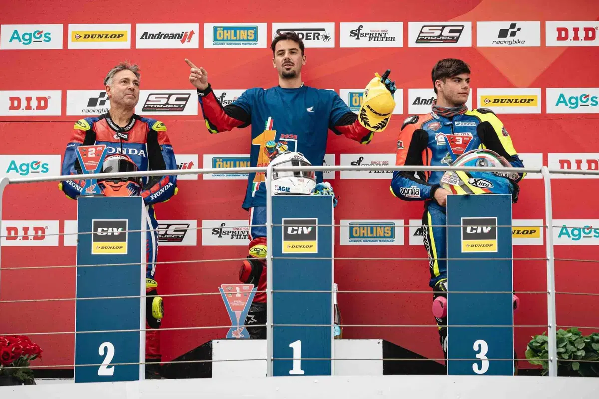 Michel Agazzi conquista il titolo della Pro Honda CBR600RR Cup by Improve 2025 (4)