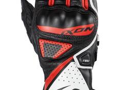 Guanti moto pelle estivi Ixon GP5 AIR Nero Bianco