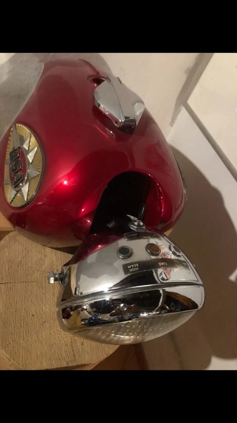 Serbatoio Triumph Bsa norton gas tank t120 (2)