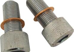 Coppia viti con rondelle fissaggio pompanti per So Drag Specialties