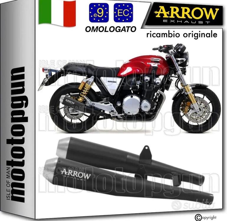 Arrow Terminali Pro-Racing Dark - Doppio scarico -