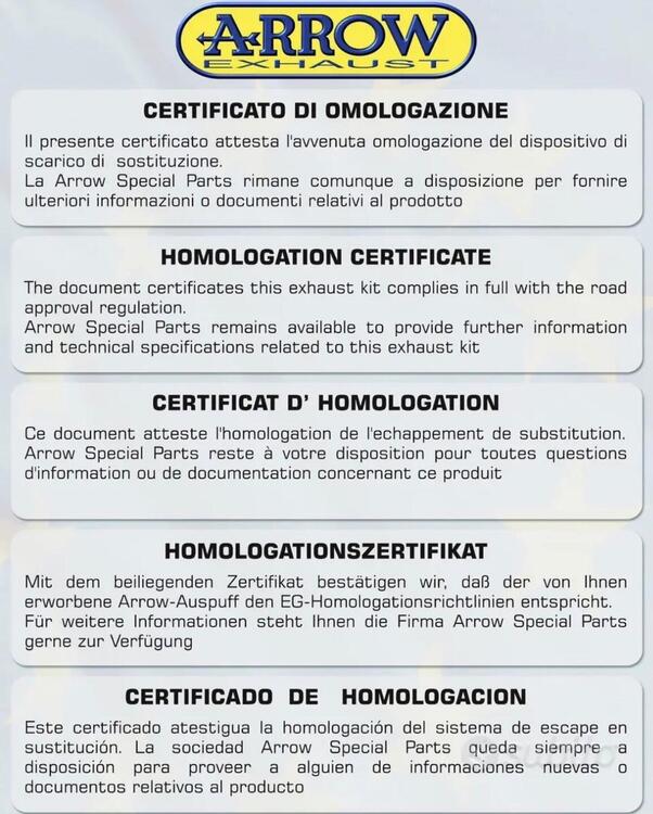 Arrow Terminali Pro-Racing Dark - Doppio scarico - (4)