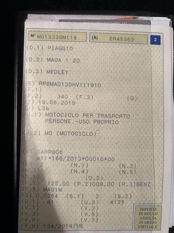 Piaggio Medley 125 ABS (2016 - 19) (5)