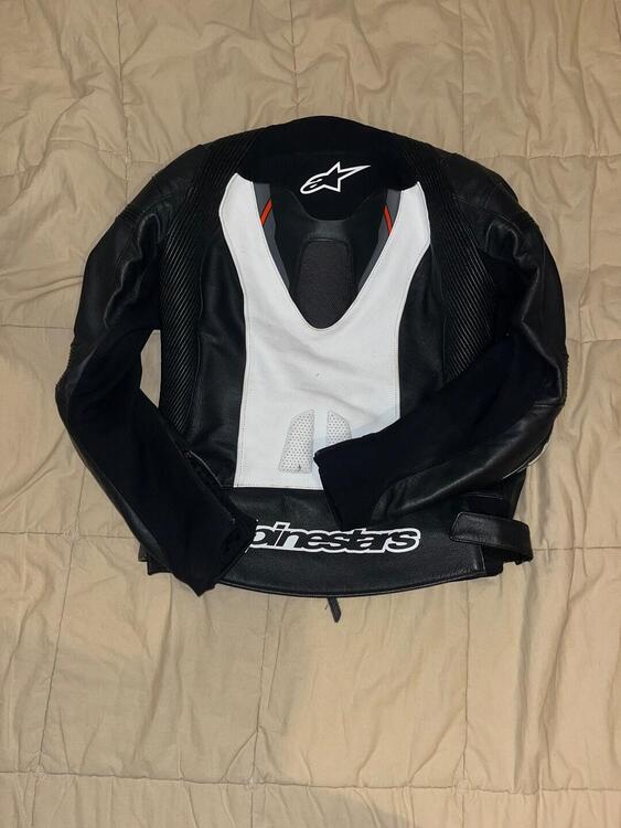 GIACCA IN PELLE ALPINESTARS MISSILE TG 52 (2)