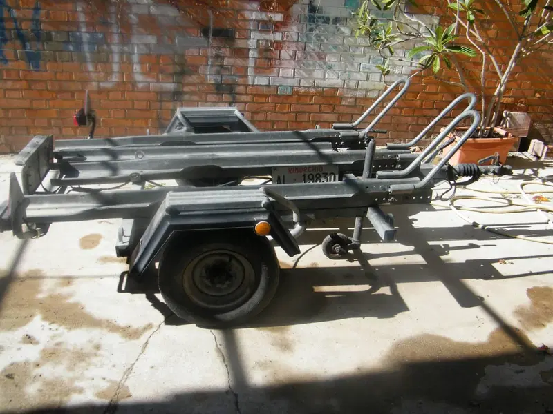 Carrello/rimorchio Ellebi per trasporto moto (2)
