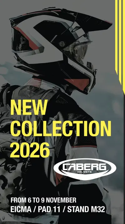 Caberg a EICMA 2025, sicurezza e innovazione all&rsquo;esposizione milanese