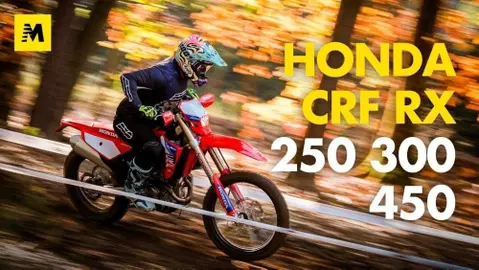 Honda CRF RX 250, 300 o 450!? Qual è la miglior cilindrata per l'enduro? Honda ha la risposta giusta