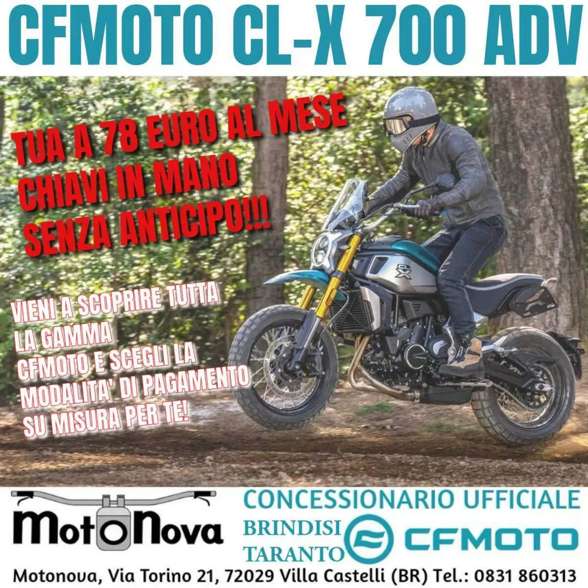 CFMOTO 700CL-X Adventure (2023 - 26)
