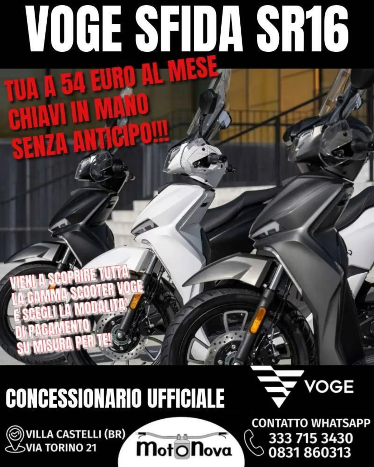 Voge Sfida SR16 125 (2025 - 26)