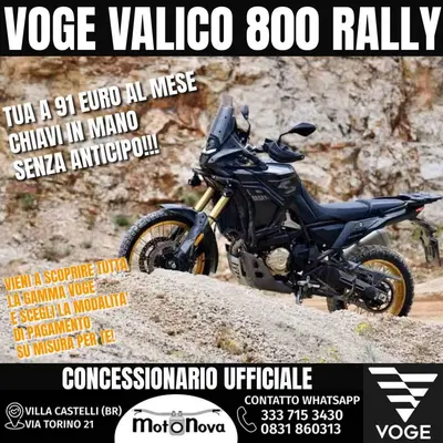 Voge Valico 800DSX Rally (2025 - 26) nuova