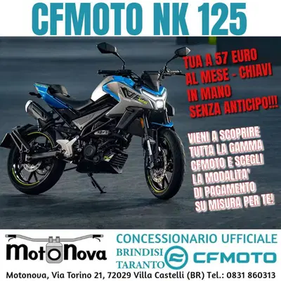 CFMOTO 125NK (2025 - 26) nuova