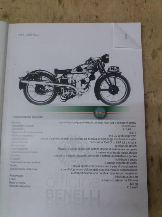 Benelli 220 sport 1934