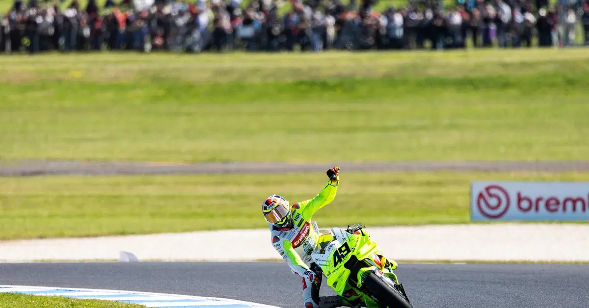 MotoGP 2025. GP dell'Australia. Fabio Di Giannantonio, podio con la febbre: "Partendo decimo &egrave; difficile vincere. Voglio congelare questo anteriore"