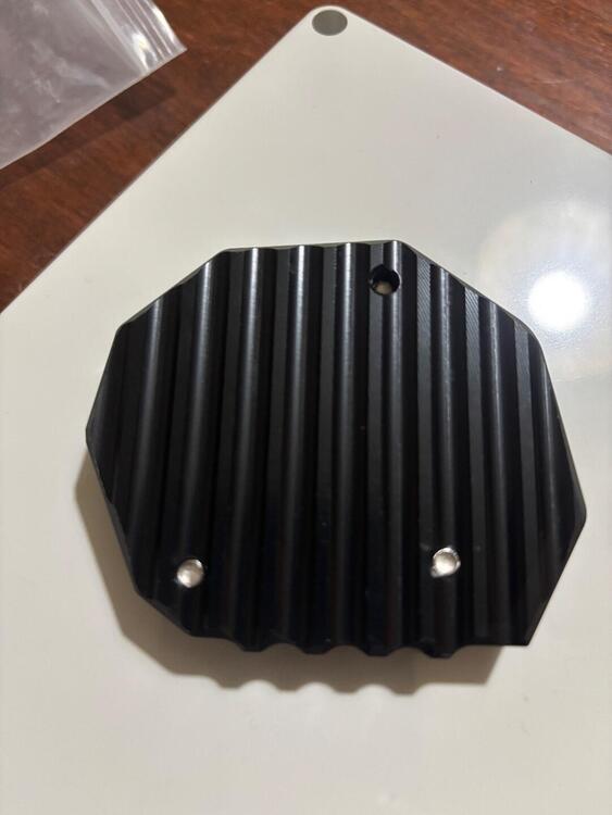 Allargamento base cavalletto per nuova transalp Ho Honda (2)