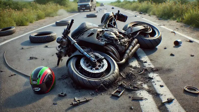Tortol&igrave;: moto si schianta contro l&rsquo;auto da rally di un pilota finlandese