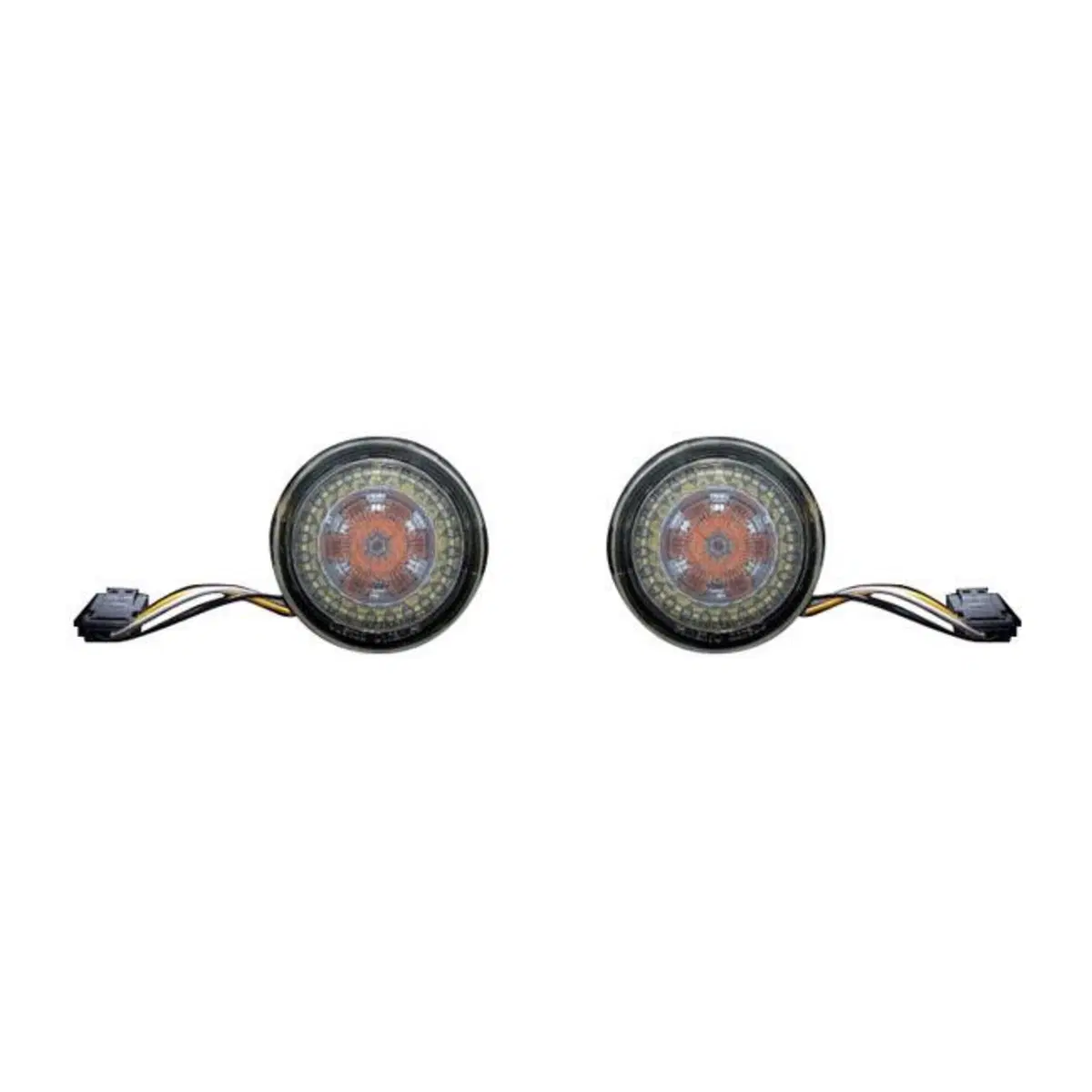 Inserti conversione a LED frecce bullet anteriori Custom Dynamics
