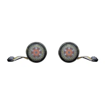 Inserti conversione a LED frecce bullet anteriori Custom Dynamics