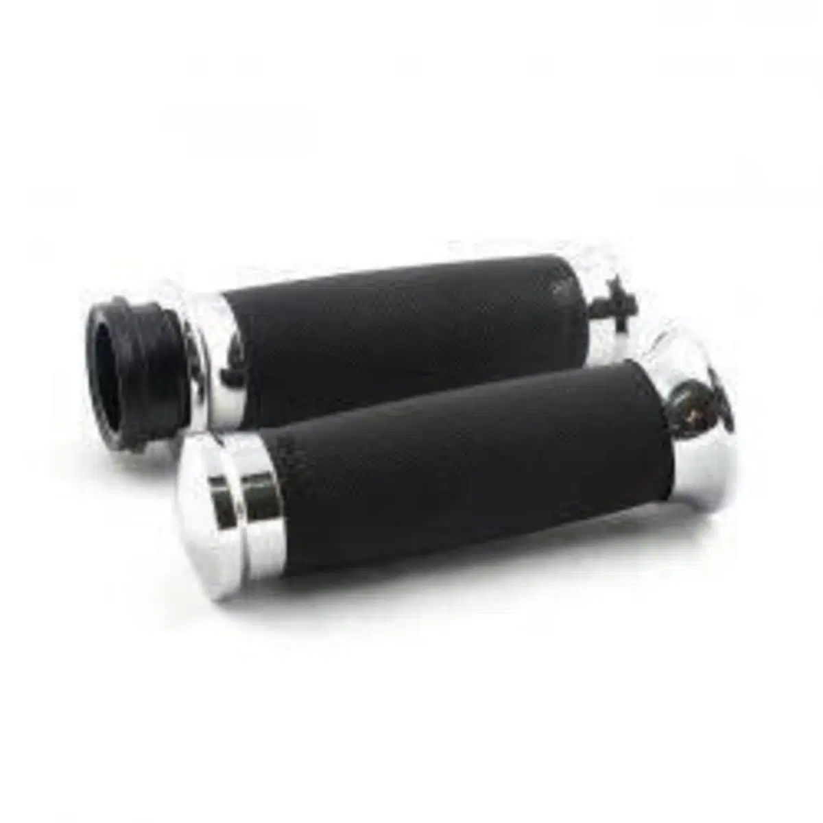 Manopole Avon Custom Contour grips, chrome Avon Grips