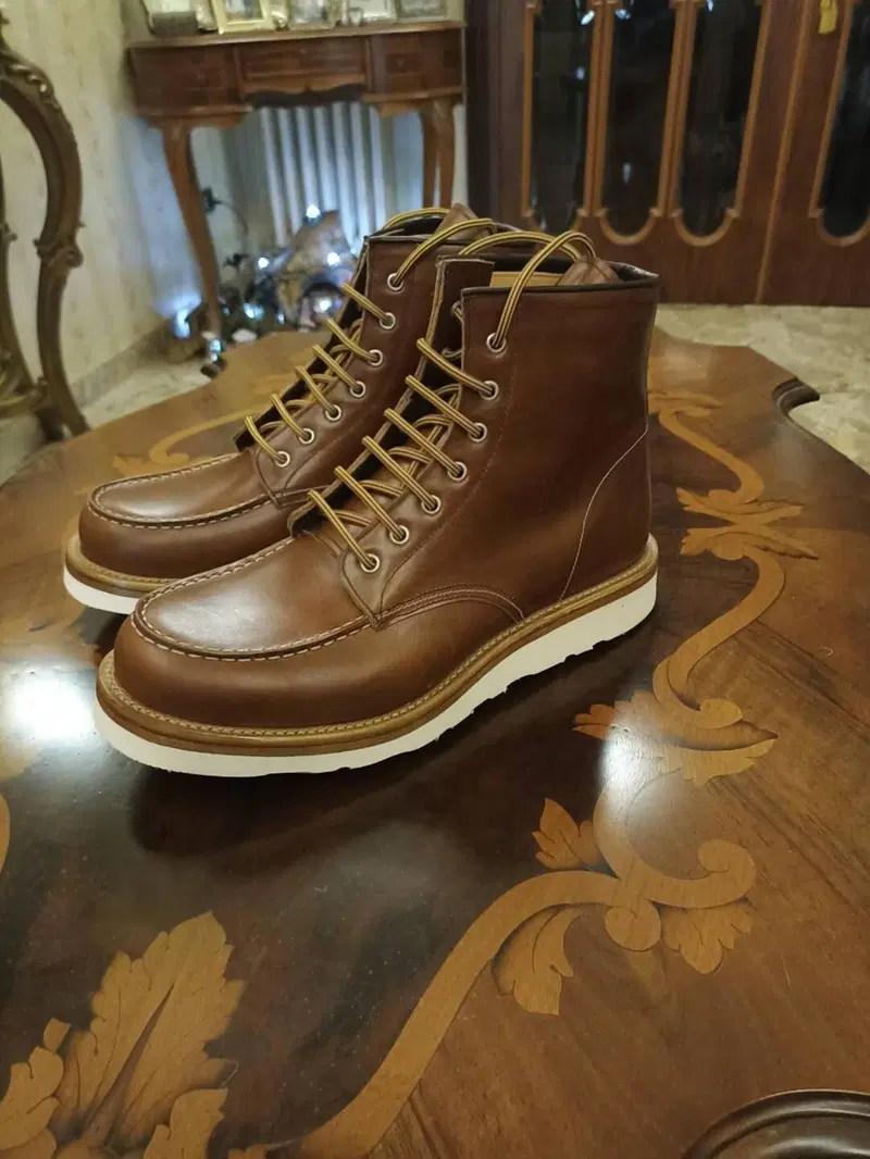 Scarponcini Uomo in pelle nr.44 come le Red W. NUO Vibram (3)