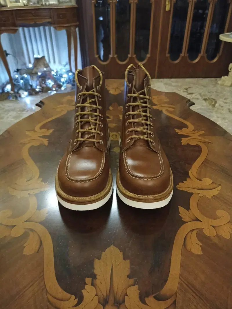 Scarponcini Uomo in pelle nr.44 come le Red W. NUO Vibram (4)