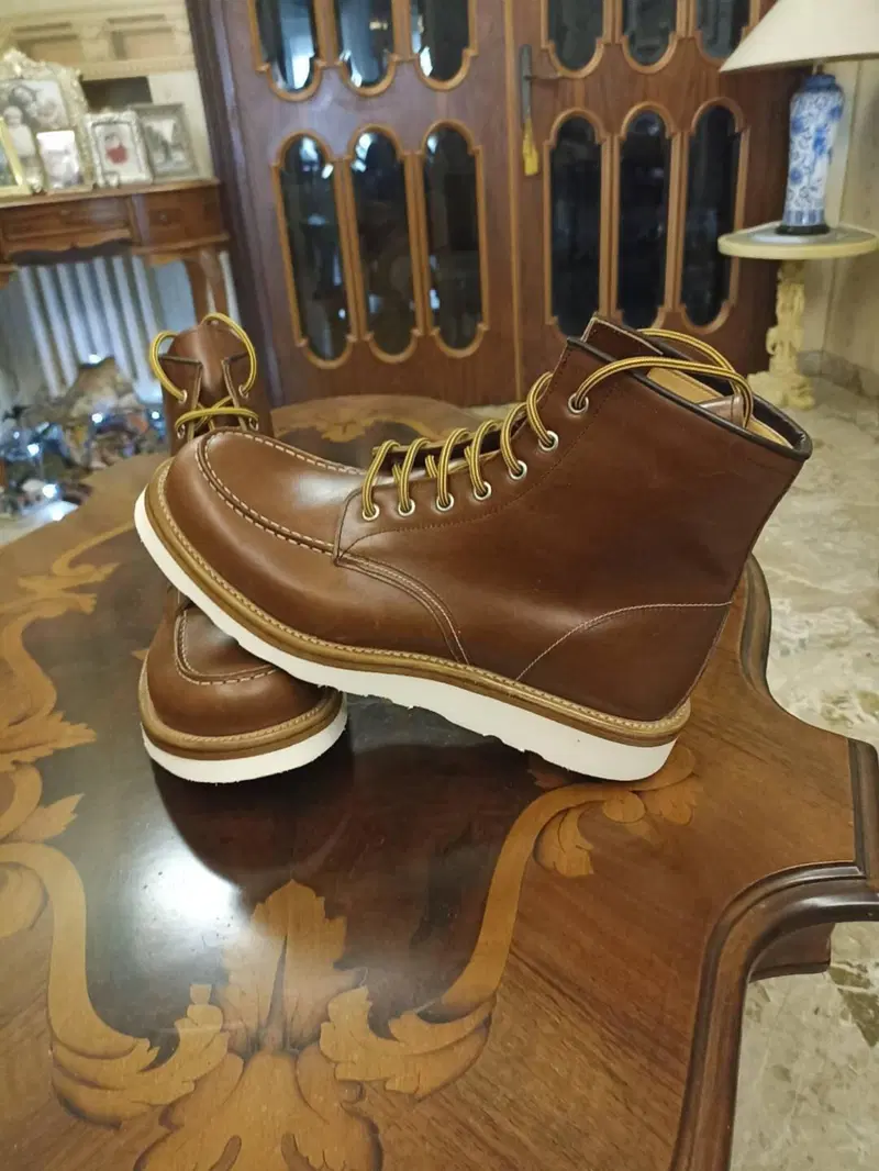 Scarponcini Uomo in pelle nr.44 come le Red W. NUO Vibram