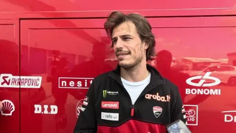 SBK 2025. Bulega fine test Jerez