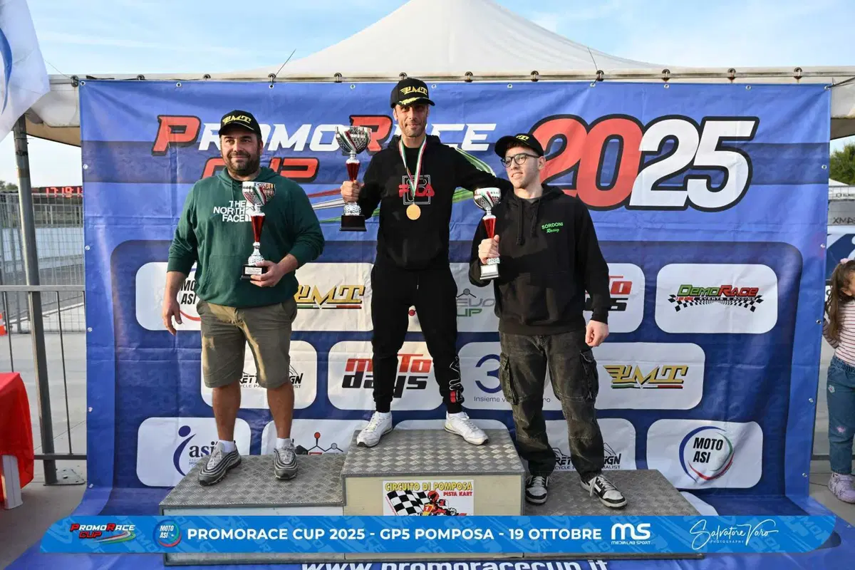 PromoRace Cup 2025, GP5 Pomposa: spettacolo e titoli nazionali MotoASI al Motodromo di Pomposa (8)
