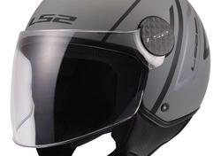 Casco Jet LS2 OF558 Sphere Lux II Minim Nero Grigi
