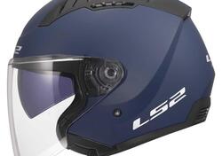 Casco Jet LS2 OF600 Copter II Blu