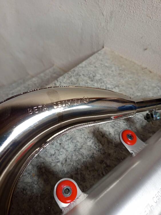 Marmitta originale Beta 50 RRr Motard 2024 Betamotor (3)