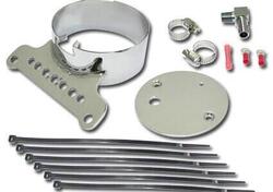 Supporto contakm in avanti cromato Per Dyna dal 19 Drag Specialties