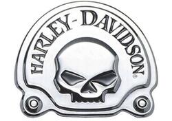 Medaglione cromato Emblema Skull Harley Davidson O Harley-Davidson