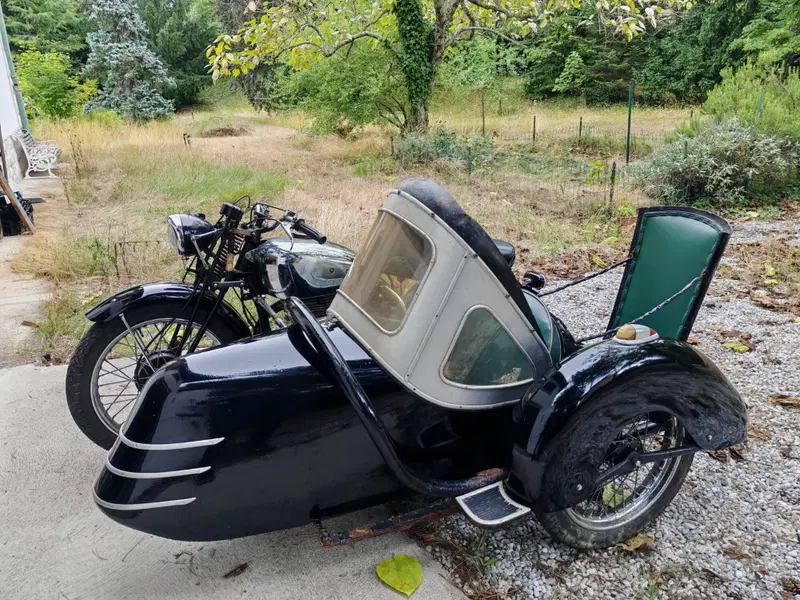 Bsa M 20 con Sidercar (10)