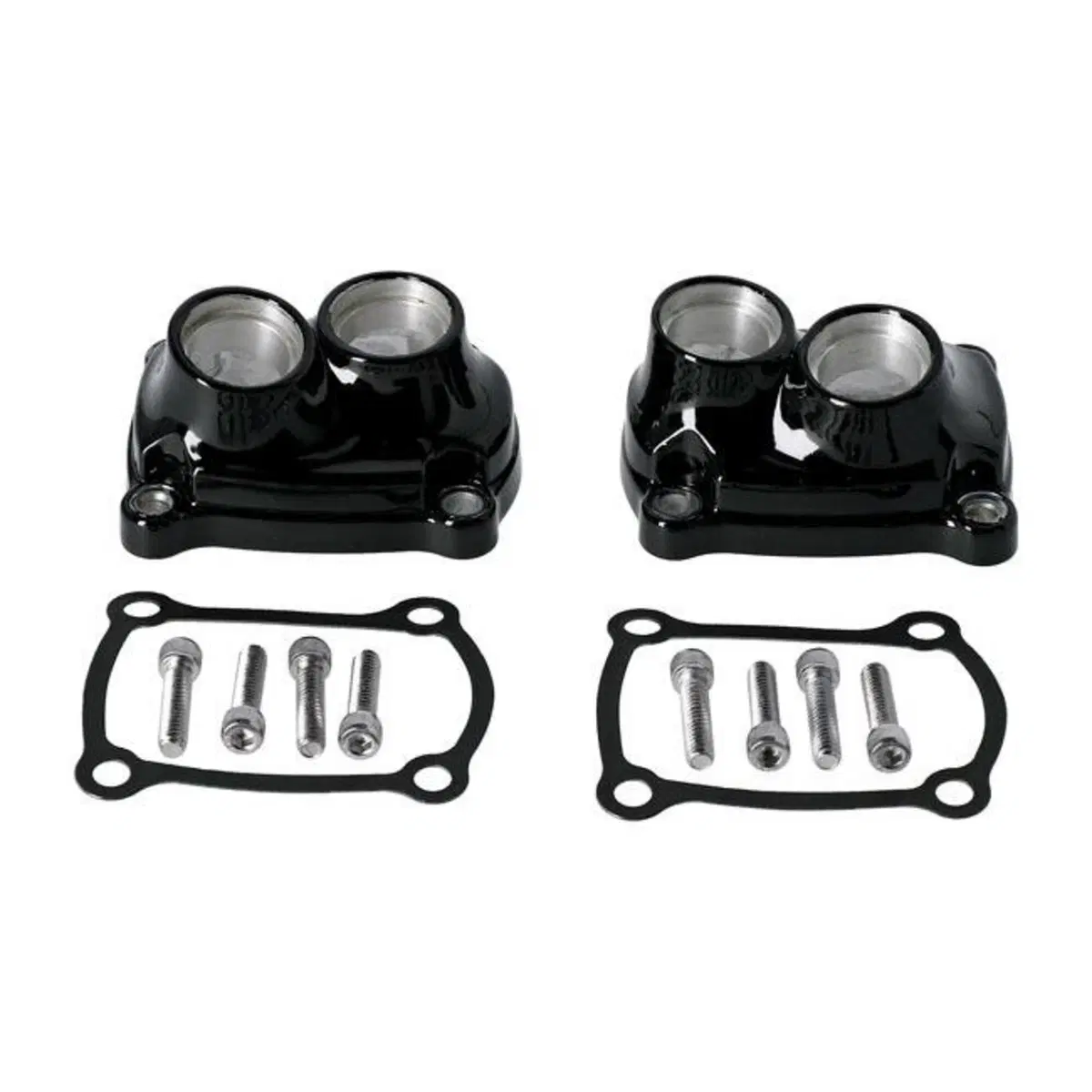 Coppia blocchetti guida punterie neri per Softail 
