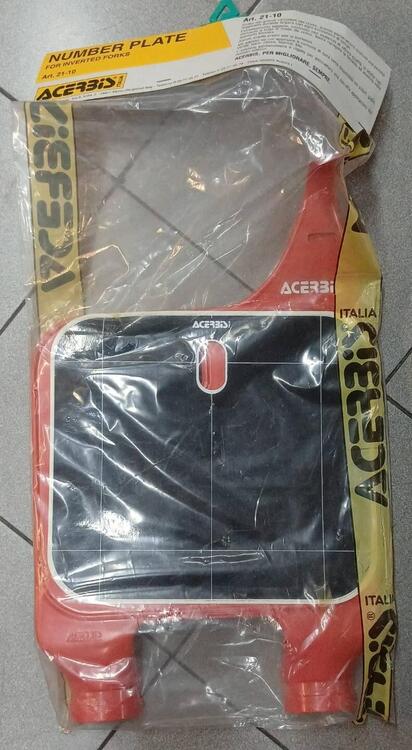 Tabella portanumoro Acerbis