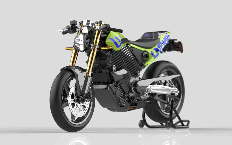 La LiveWire S2 Alpinista Corsa con un'alternativa colorazione verde acido