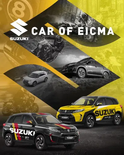 Suzuki a EICMA 2025 anche con Vitara Hybrid "Car of EICMA" e livree esclusive