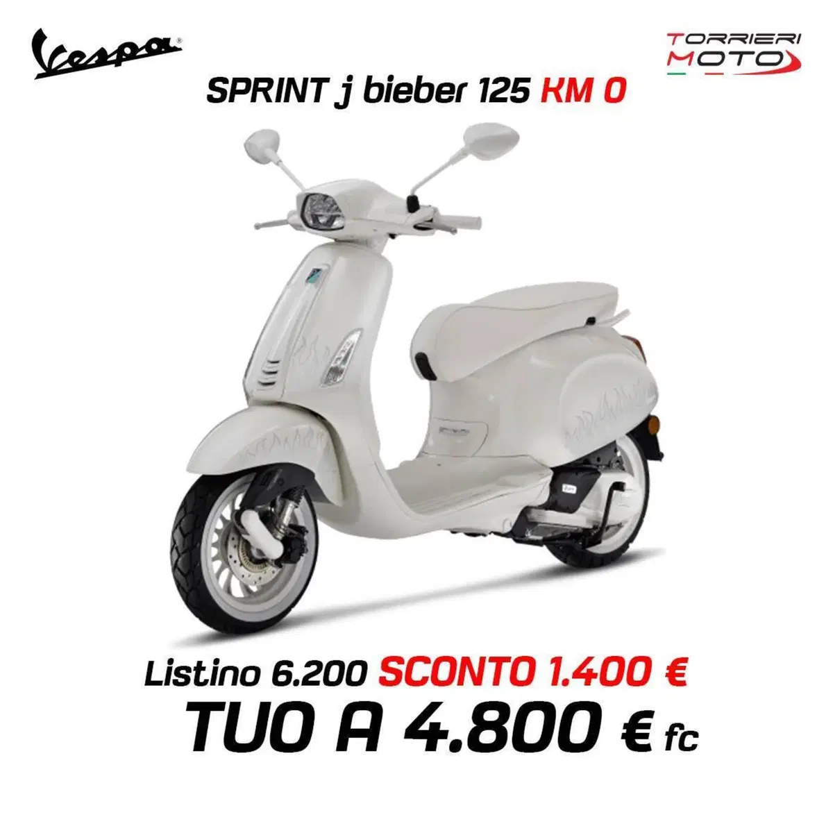 Vespa Sprint 125 Justin Bieber (2022 - 24)