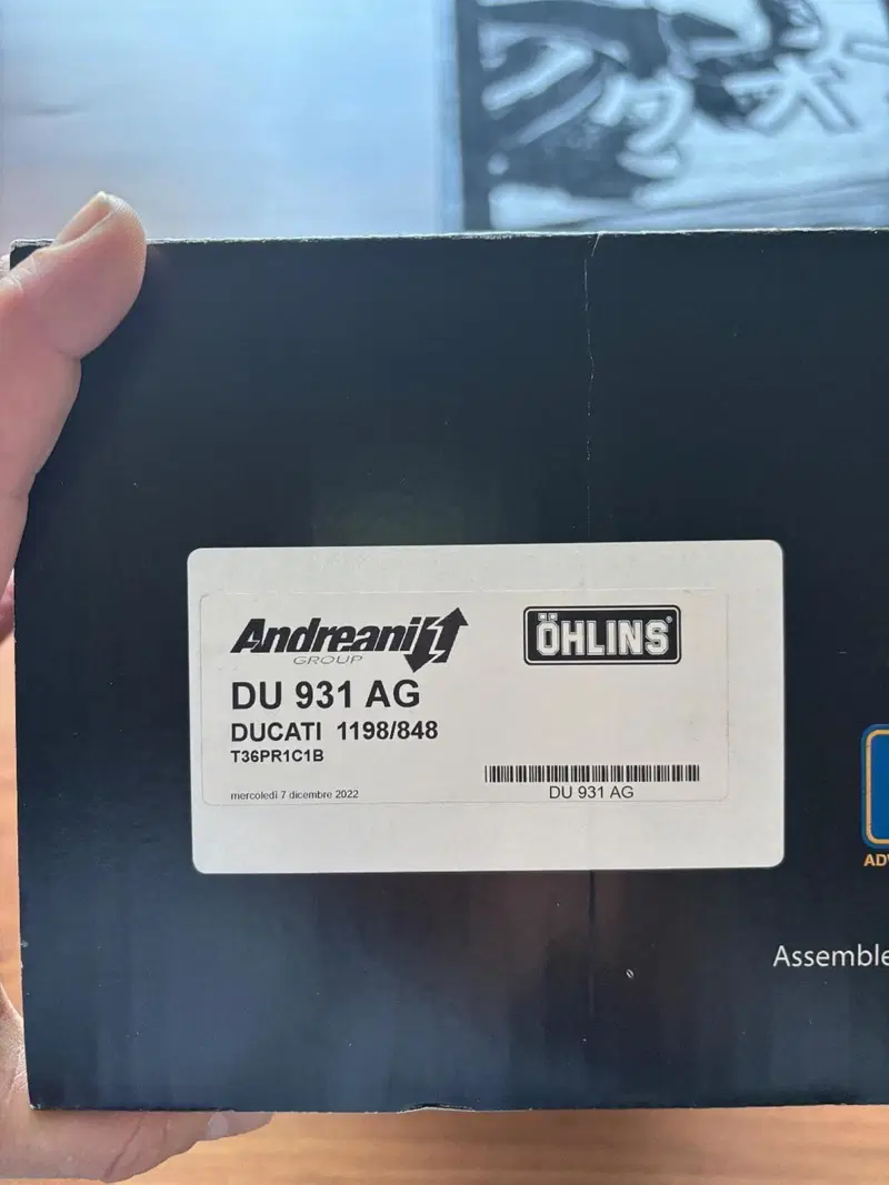 Mono ohlins ducati 1098/1198/848 Öhlins (7)